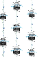 Typewriters and Floral lines