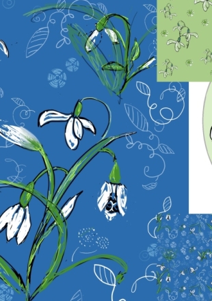 Snowdrops In Winter Collection  Tags Etc