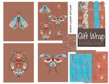 Moths Sales Slip with Wrap Rolls